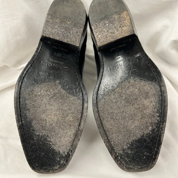 Calvin Klein 205W39NYC black Metal Toe Boots size 38.5 - Picture 5 of 10